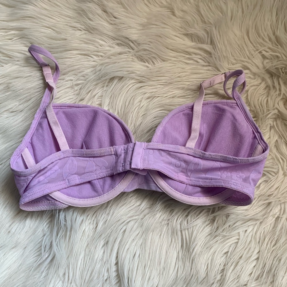 Frederick’s of Hollywood Lavender Floral Water Bra - Picture 4 of 9